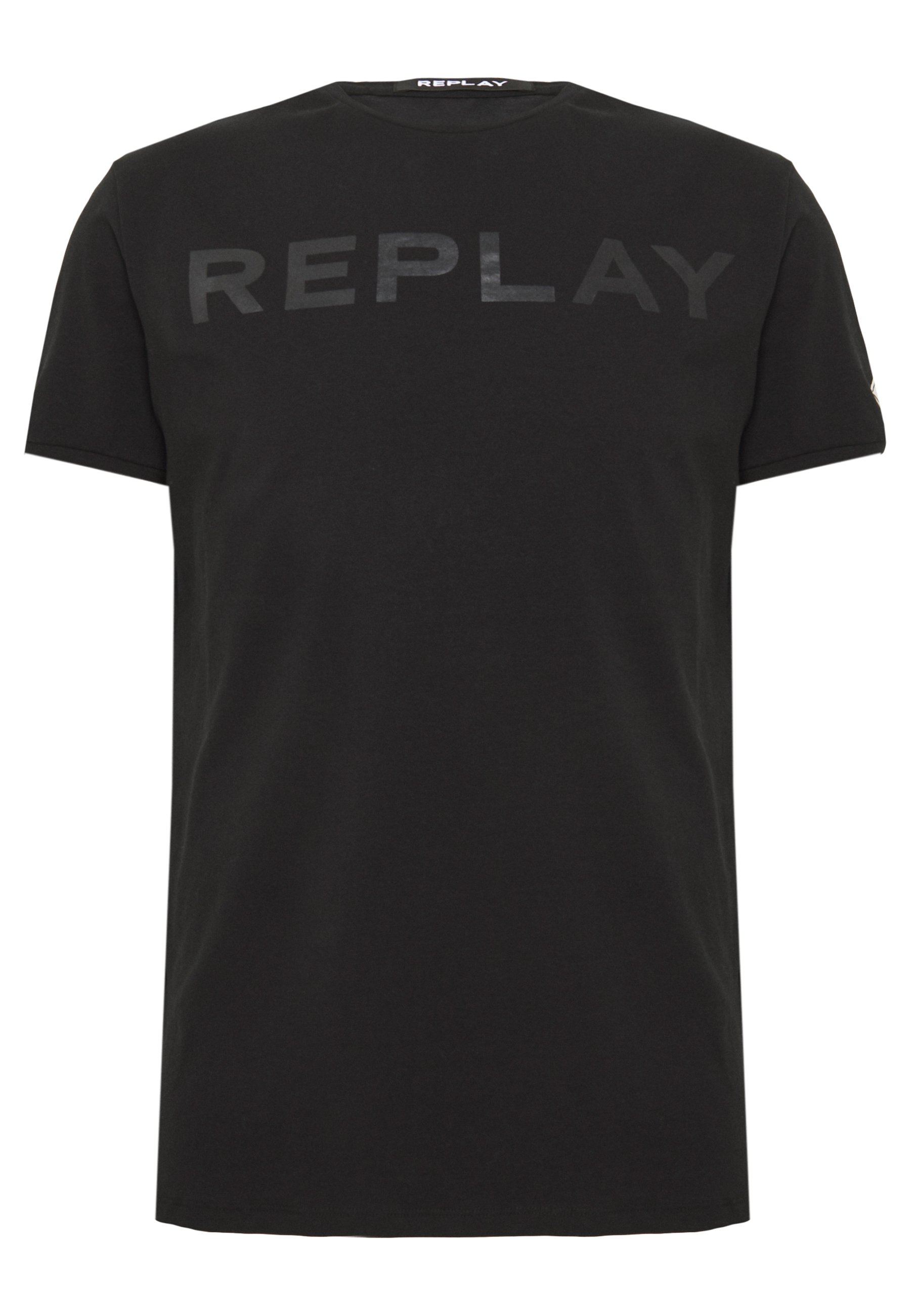 Replay T shirts med print black Zalando.no Black T-Shirt Replay T-Skjorter - Dameklær er billig