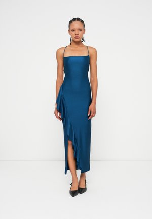 WEDDING GRACE RUFFLE MAXI - Svečana odjeća - teal blue