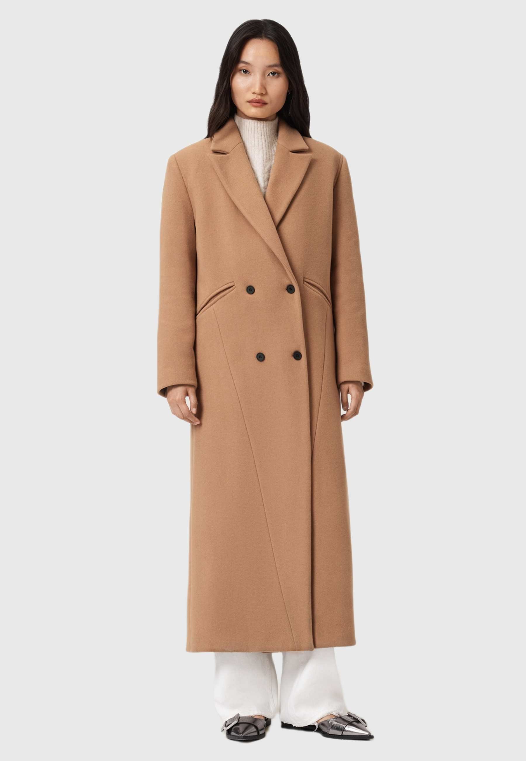 AllSaints NELLIE COAT - Classic coat - rattan brown/brown