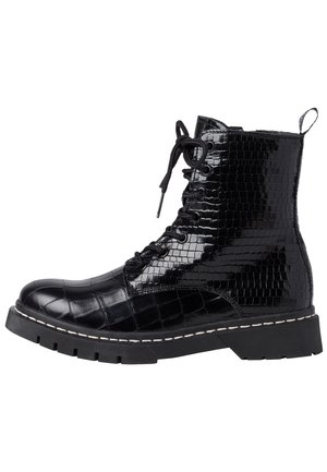 Bottines à lacets - black