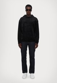 Armani Exchange Felpa con cappuccio - black