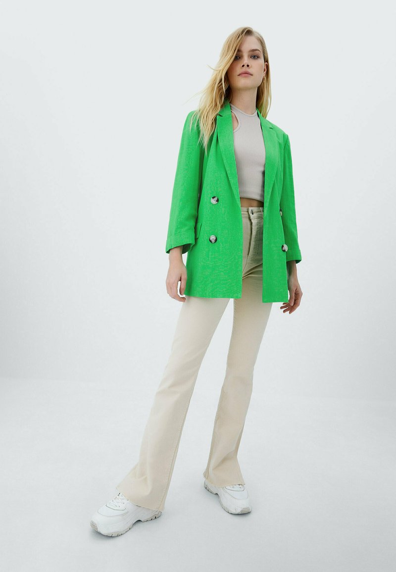 Damen Parkas | Stradivarius Kurzmantel green/grün - XJ34411 Damen Parkas | Stradivarius Kurzmantel green/grün - XJ34411