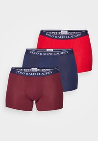 Unselected, red/navy