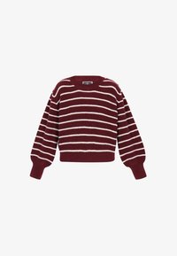 Vald, wine red offwhite