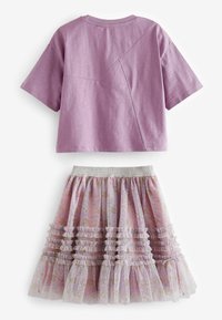 Next FLORAL SET - REGULAR FIT - A-snit nederdel - mauve purple