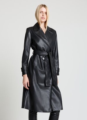 Calliope CAPOSPALLA TINTA UNITA - Trenchcoat - ultrablack