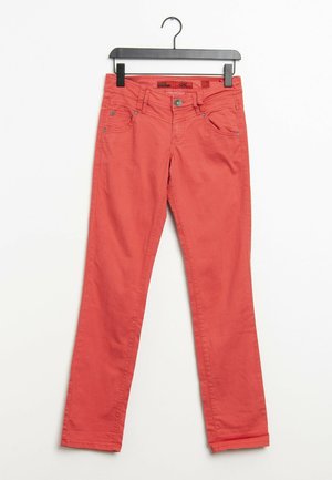 Straight leg jeans - red