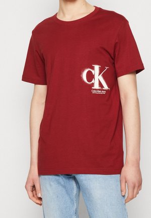 T-shirts print - bordeaux