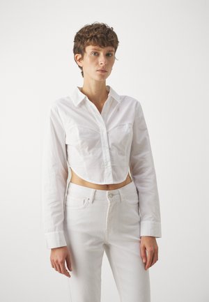 ONLY ONLAMIRA CROPPED - Πουκαμίσα με κουμπιά - bright white