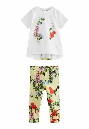 FLORAL SET - REGULAR FIT - Leggings - Byxor - yellow