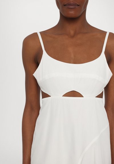 Victoria Beckham CAMI MIDI DRESS - Vestido informal - white