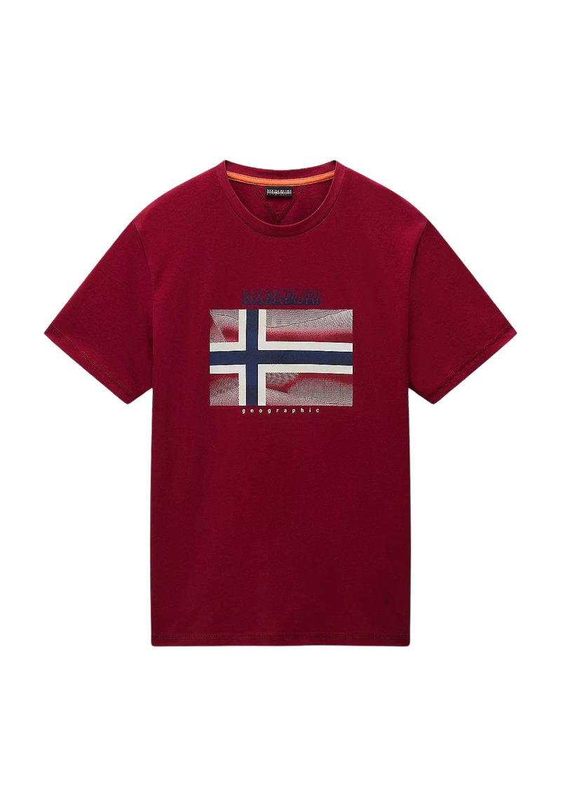 Napapijri T-shirt print rood