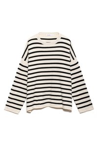 STRIPED - Neule - black