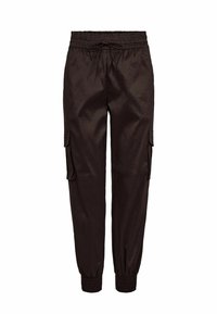 Pantalones cargo - black coffee