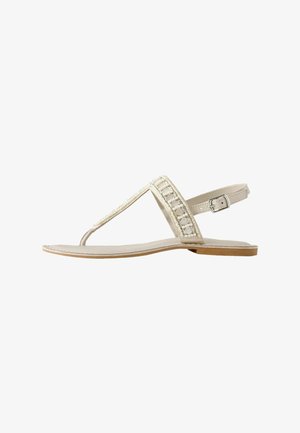 Next, REGULAR FIT - FOREVER COMFORT® TOE THONG EMBELLISHED SANDALS . - Zehentrenner - bone