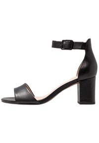 Clarks Sandaalit nilkkaremmillä - black