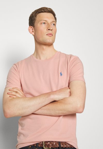 Polo Ralph Lauren CUSTOM SLIM FIT JERSEY CREWNECK T-SHIRT - T-shirt básica - adirondack rose