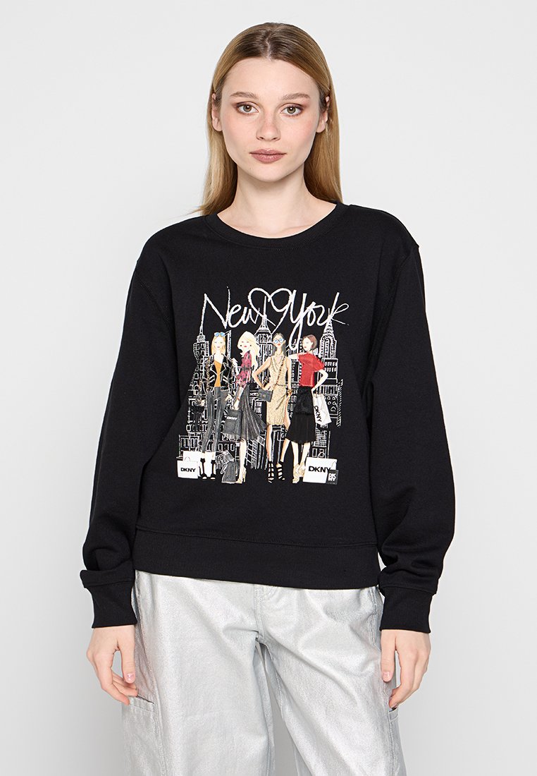 DKNY Sweater zwart DKNY Sweater zwart