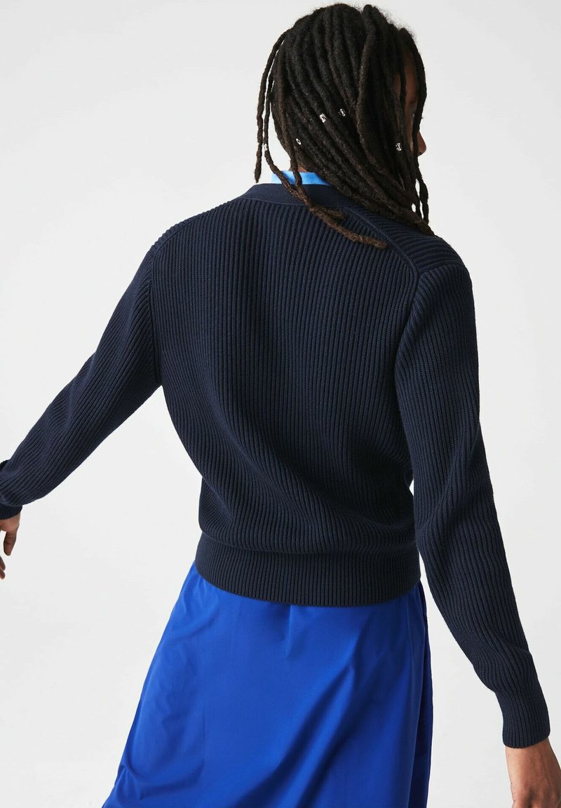 Damen Strickjacken | Lacoste Strickjacke bleu marine/dunkelblau - FE80605 Damen Strickjacken | Lacoste Strickjacke bleu marine/dunkelblau - FE80605