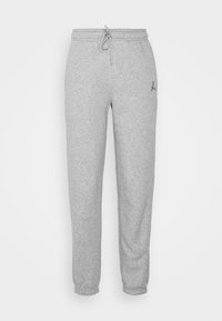 Jordan W J FLIGHT FLC PANT CORE - Pantalon de survêtement - dark grey heather/white