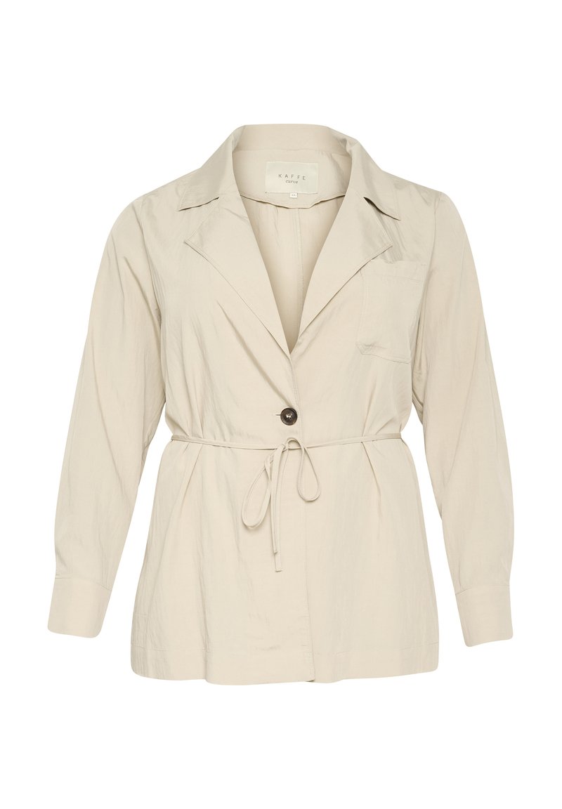 Kaffe Curve Blazer zandkleur Kaffe Curve Blazer zandkleur