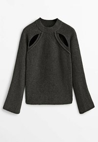 Massimo Dutti Stickad tröja - grey denim