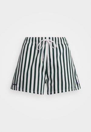 Polo Ralph Lauren WIMBLEDON SHORT FLAT FRONT - Shorts - moss agate/ceramic white