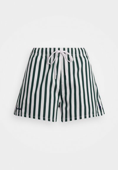 Polo Ralph Lauren WIMBLEDON SHORT FLAT FRONT - Šortky - moss agate/ceramic white