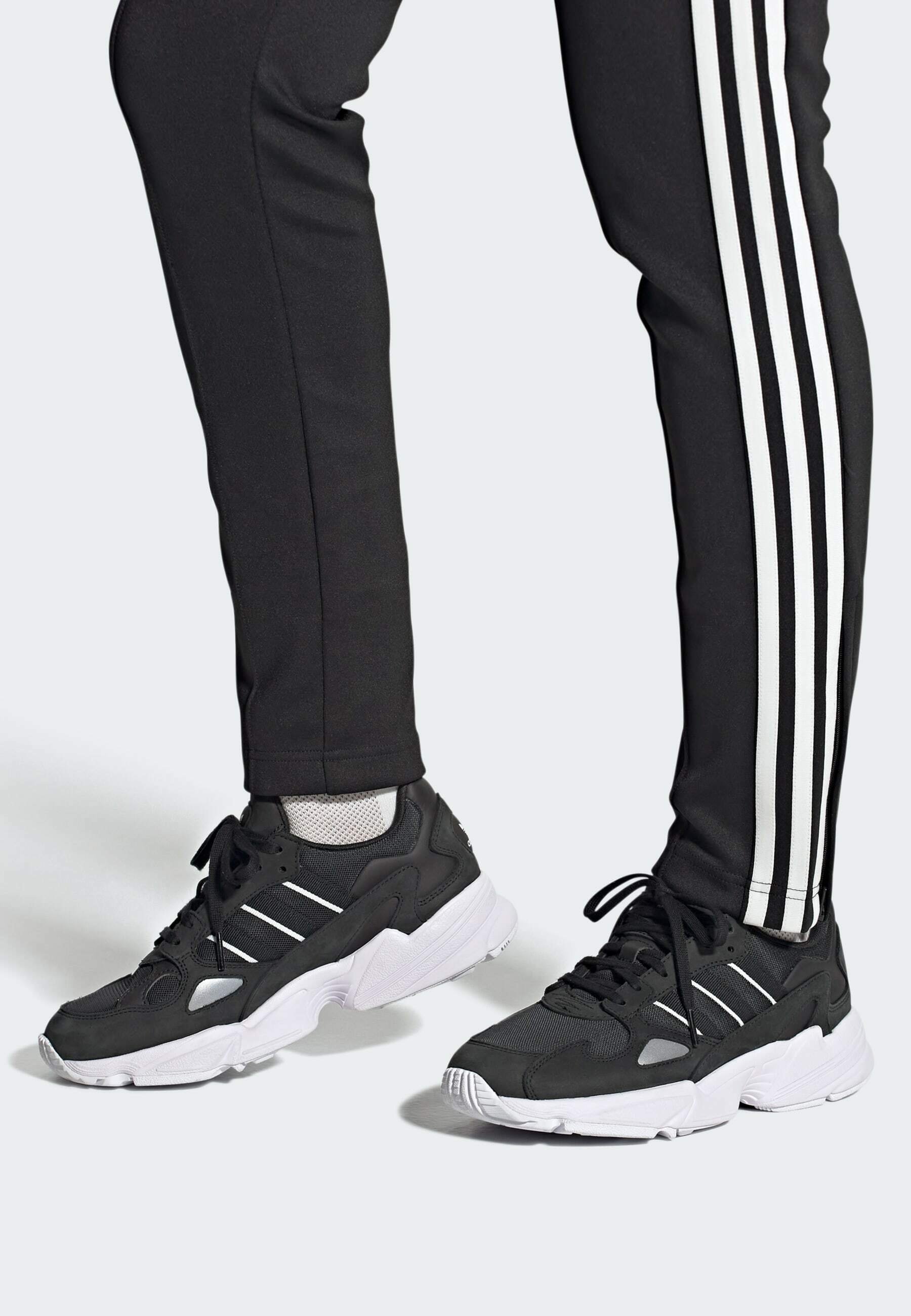 adidas gazelle silver green womens adidas Originals FALCON EL C Sneakers Core Black / Cloud White / Cloud White main image 0