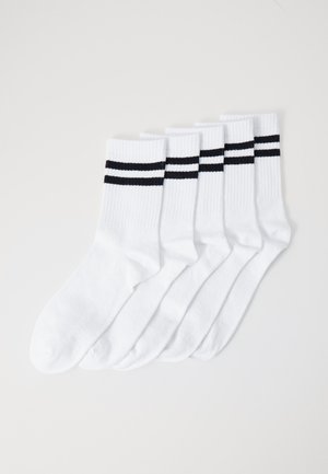 ONLY Play 5 PACK - Chaussettes de sport - white/black