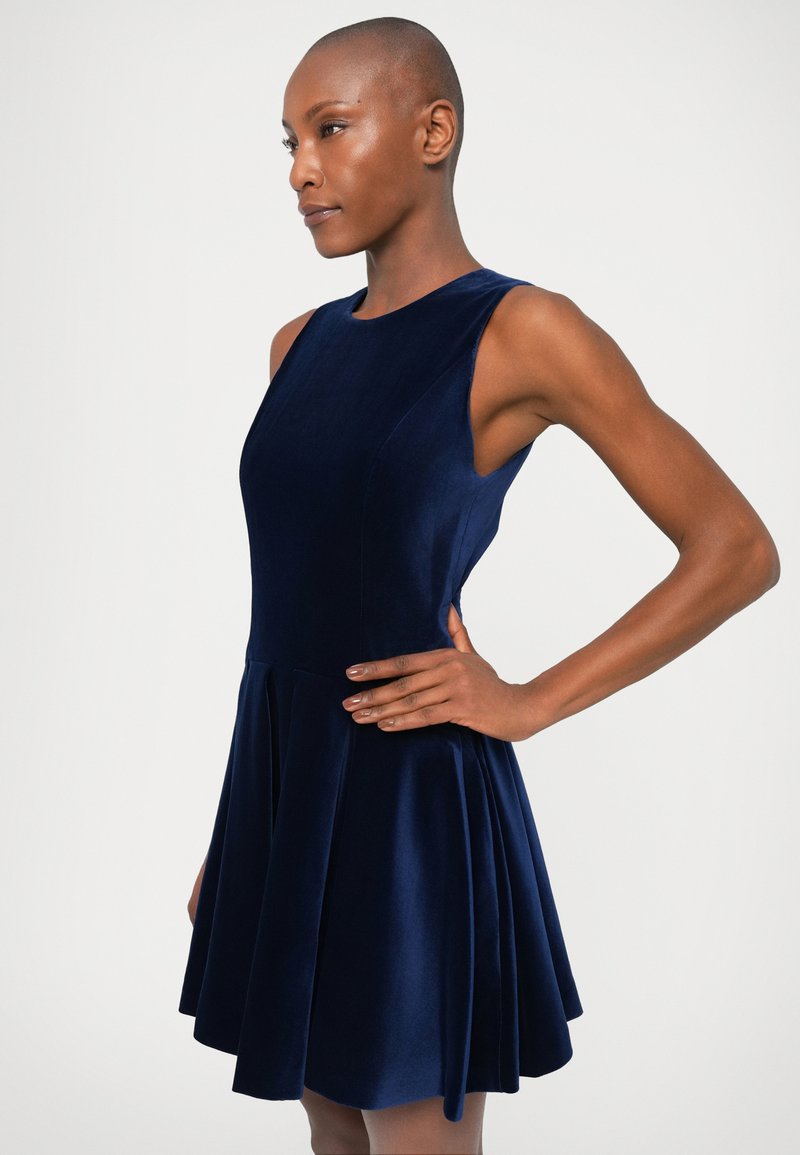 elegant cocktail dresses for wedding Andrea & Leo A1190 Embellished Tea Length Cocktail Dress – The Dress Outlet main image 0