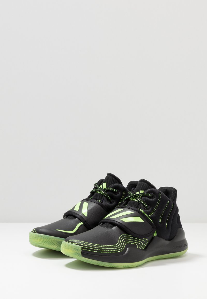 Producto equilibrado Masaje adidas Performance DEEP THREAT CLOUDFOAM BASKETBALL SHOES - Basketball shoes - core black/signal green/black - Zalando.co.uk Producto equilibrado Masaje adidas Performance DEEP THREAT CLOUDFOAM BASKETBALL SHOES - Basketball shoes - core black/signal green/black - Zalando.co.uk
