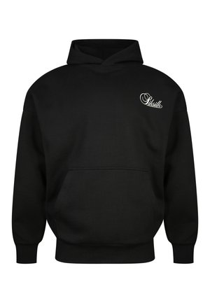 SIKSILK, SCRIPT OVERHEAD - Mikina s kapucňou - black