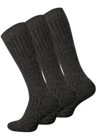Cotton Prime NORWEGER 3 PAAR - Kniestrümpfe - anthrazit