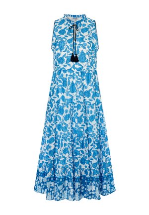 More & More, MORE & MORE WEITES MAXIKLEID MIT VOLANTS - Day dress - ornamental print