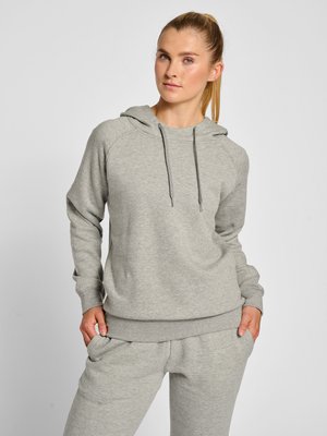Hummel Kapuzenpullover - grey melange