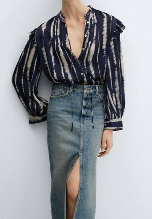 Overhemdblouse - royal blue