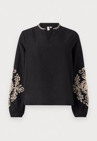 ONLMIA V NECK - Palaidinė - black/beige