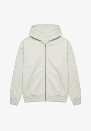 Pegador, RAMIRA OVERSIZED JACKET - Φούτερ με φερμουάρ - washed green/sorbet white