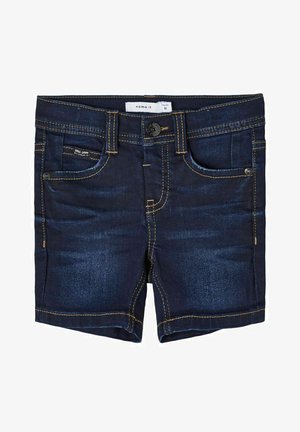 SOFUS - Shorts vaqueros - dark blue denim