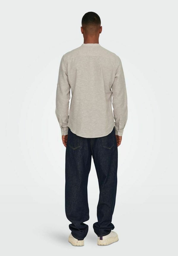 ONSCAIDEN HALF PLACKET - Shirt - chinchilla3