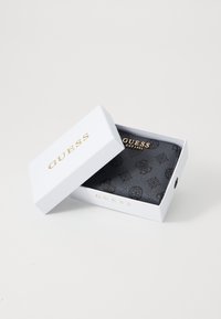 Guess LAUREL SMALL ZIP AROUND - Punge - charcoal