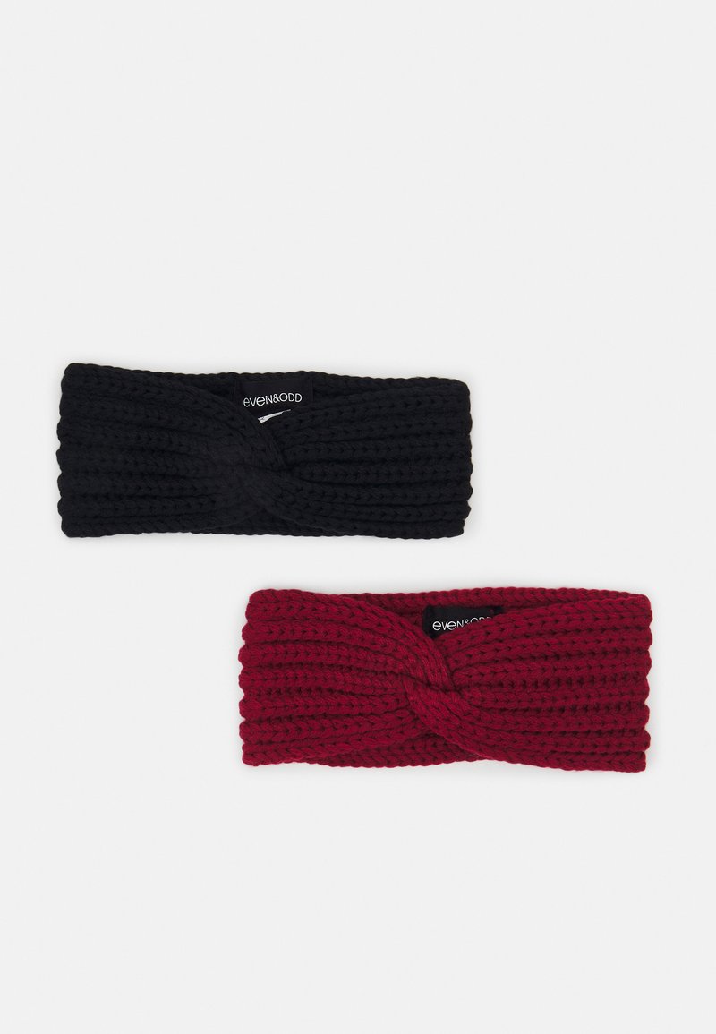 Even&Odd 2 PACK Ear warmers black/red/black Zalando.ie