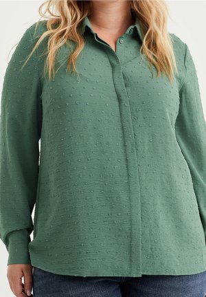 Overhemdblouse - khaki