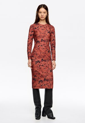 AJUSTADO CREMALLERA  - Vestido informal - lynx marron
