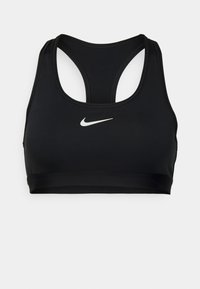 Nike Performance BRA - Medium support sports bra - mineral/black/turquoise  