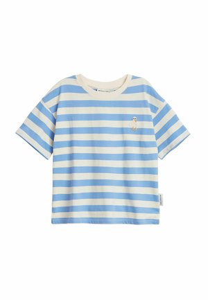 STRIPED - Print T-shirt - blue