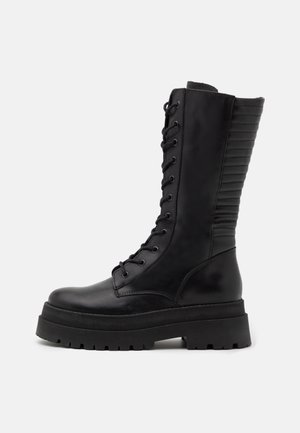 Botines con plataforma - black