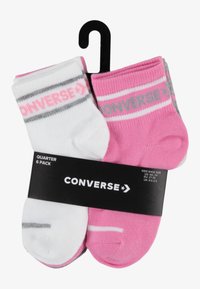 Converse WORDMARK ANKLE UNISEX 6 PACK - Calcetines - pink