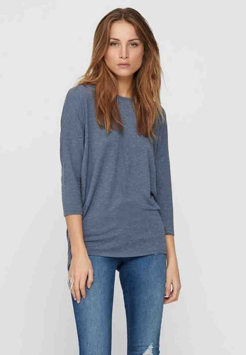 ONLY ONLGLAMOUR  - Maglietta a manica lunga - vintage indigo